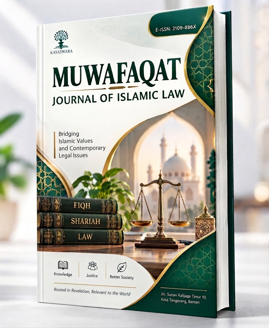Muwafaqat: Journal of Islamic Law