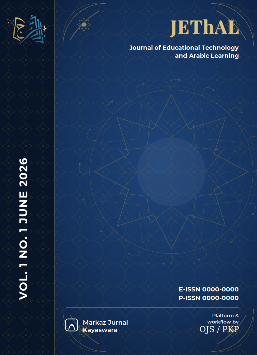 					View Vol. 1 No. 1 (2026): JEThAL: Journal of Educational Technology and Arabic Learning 
				